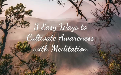 3 Easy Ways to Cultivate Awareness with Meditation